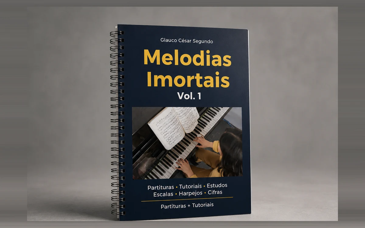 Capa oficial do material Melodias Imortais vol. 1