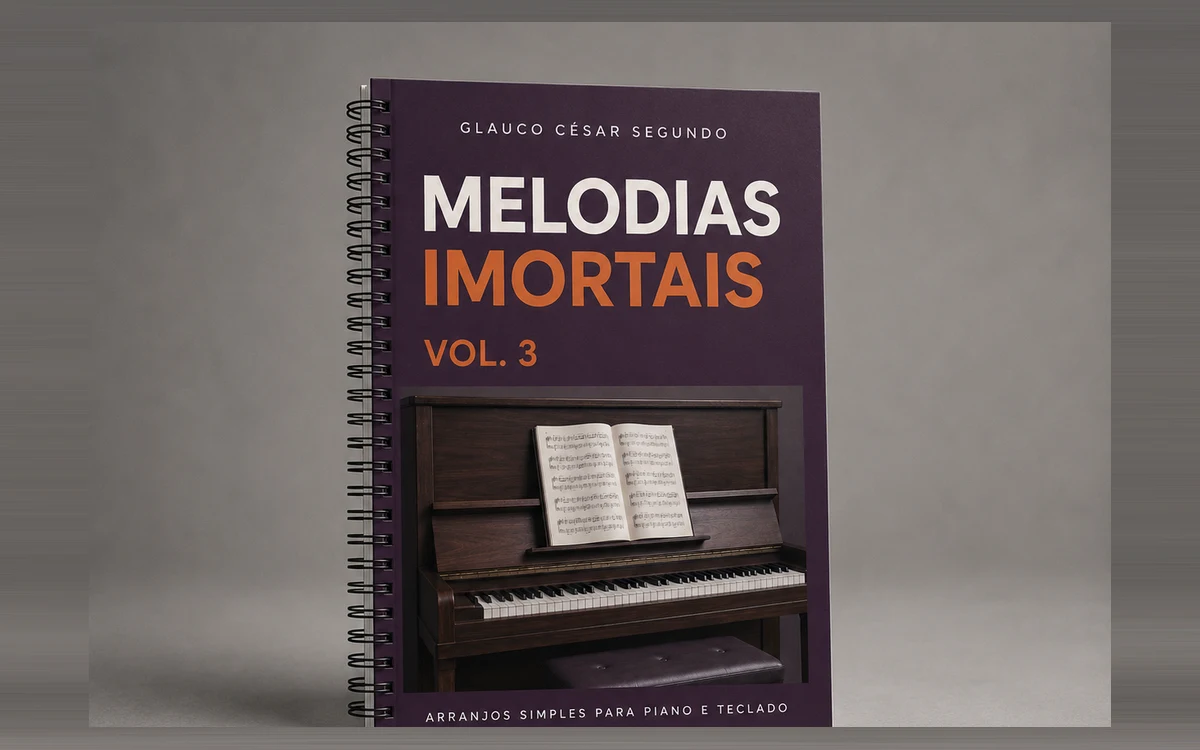 Capa oficial do material Melodias Imortais vol. 3