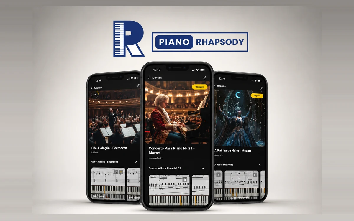 Capa oficial do material Piano Rhapsody